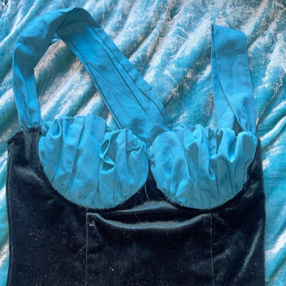 Velour Dress - Picture 2 of 5